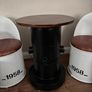 Military Style Barrel Table & 4 Chairs Image 3