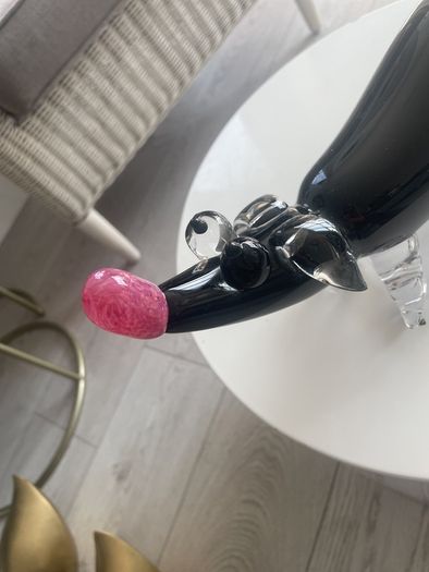 Fabulous Quirky Hand Made Glass Sausage Dog