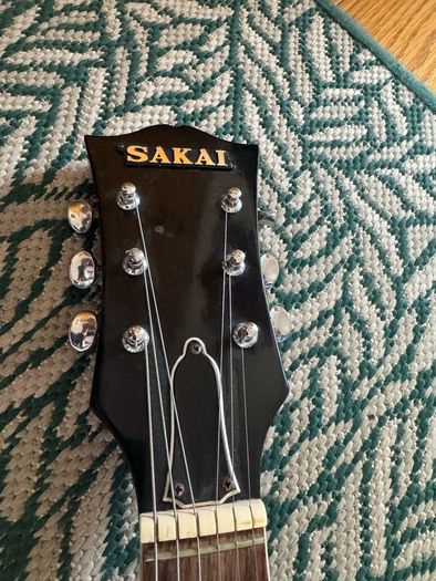 Vintage 1970s Sakai SG-Style Electric Guitar Made in Japan