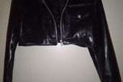 womens faux leather jacket