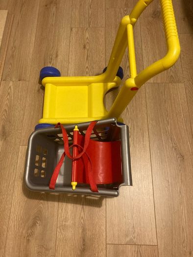 Smoby Shopping Trolley with dolls seat.