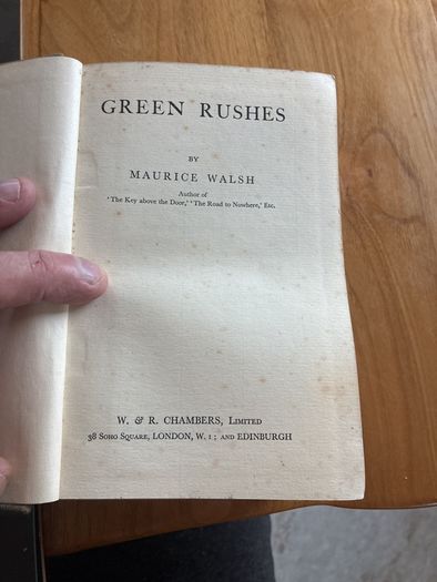 The Quiet Man "Music Sheet and Original Shortt Story
