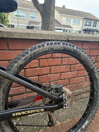 Full suspension mountain bike