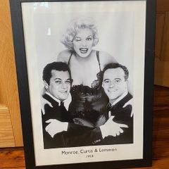 Framed Print - Monroe, Curtis & Lemmon 1959