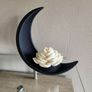 Crescent Moon Decoration With Elliptical Plant Pot Image 5