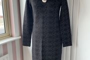 dress Bnwt black classic knee length dress size 12 street one brand long sleeve