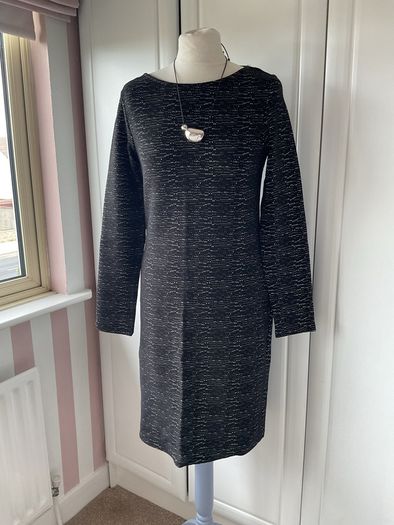 dress Bnwt black classic knee length dress size 12 street one brand long sleeve