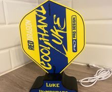 Luke Humphries Dart stand light