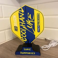 Luke Humphries Dart stand light