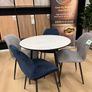 Dining table with chairs set Image 6