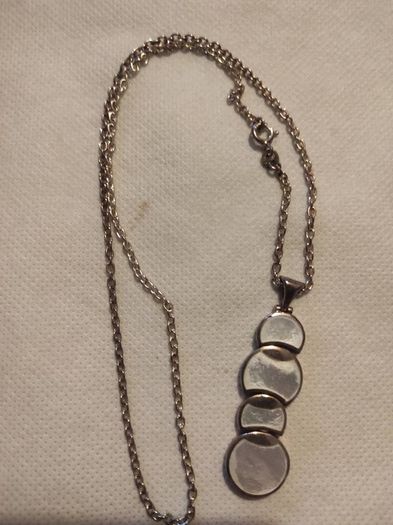 Sterling silver mother of pearl necklace