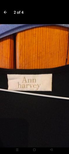 Ladies Ann Harvey black and white top.