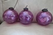 vintage glass baubles