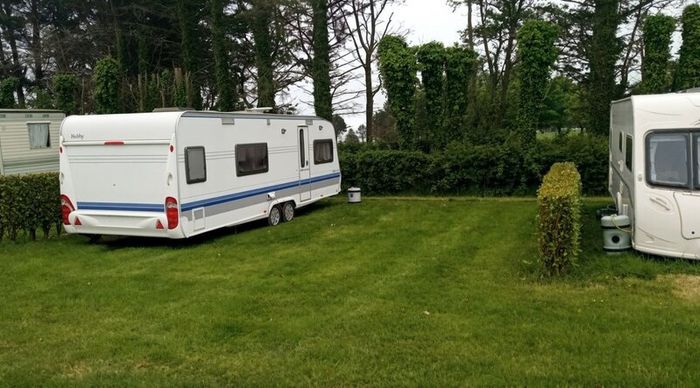 Hobby Prestige Twin Axle Caravan with new Awning