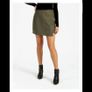 Amazing Leather Look Skirt size 12 + matching belt available Image 3