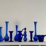 cobalt blue glass bowl Image 3