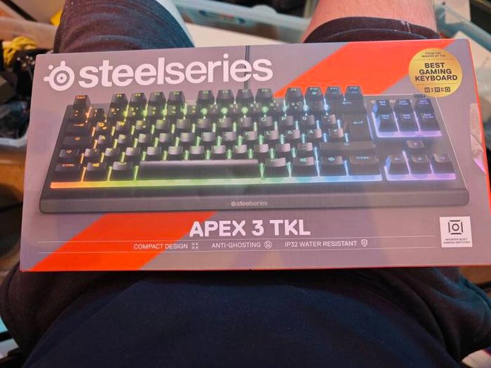 SteelSeries Apex 3 TKL gaming keyboard, brand new,