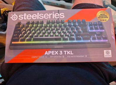 SteelSeries Apex 3 TKL gaming keyboard, brand new,