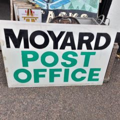 Vintage Moyard Post Office Sign