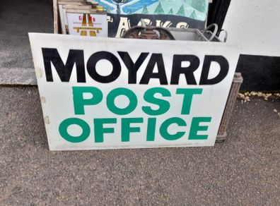 Vintage Moyard Post Office Sign