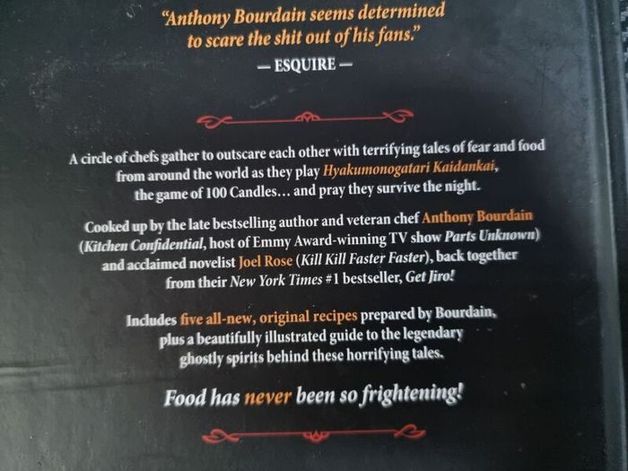 Anthony Bourdain's hungry ghosts cookbook graphic novel (hardback)
