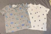 2 H&amp;M baby tshirts 3-6 months