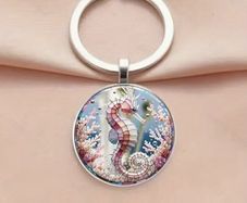 Seahorse Keyring