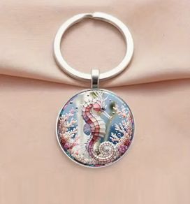 Seahorse Keyring