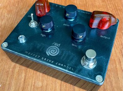 Spiral Electric FX Red Spiral Drive (Custom Acid Etched)