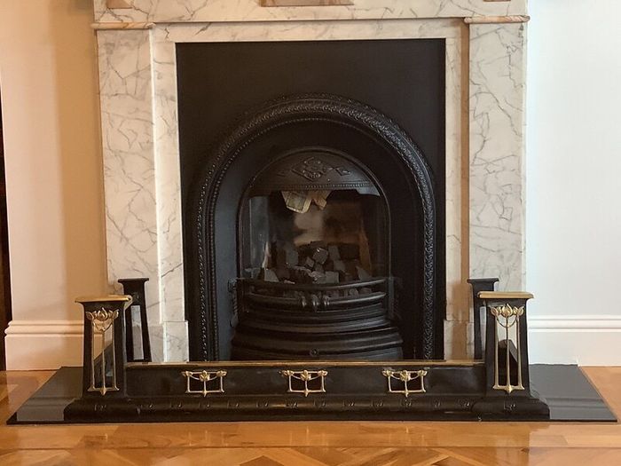Art Nouveau Fire Fender