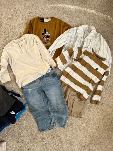 Bundle of boys clothes