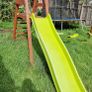 Wooden Swing Set with Wave Slide Image 2
