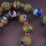 vintage venetian Style Gabri & MultiColor Glass Beads Necklace Image 3