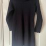 Cos Navy Zip-Up Cotton Dress - Size M Image 3