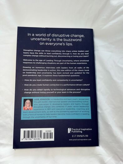 Leading Through Uncertainty by Jude Jennison