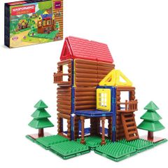 87 Piece Magformer Log House