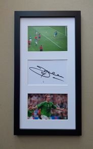 Ireland football autograph display