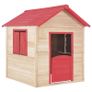 Kids Play House Fir Wood Red Image 4