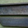 Antique Big Knife Sharpening Fine Stone With Wooden Case. Image 3