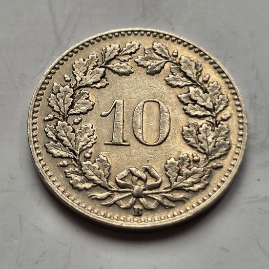 Switzerland 10 Rappen, 1934