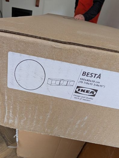 IKEA Besta TV Media Bench Unit White