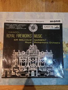 Handel Royal Fireworks Music Sir Malcolm Sargent 7 inch EP