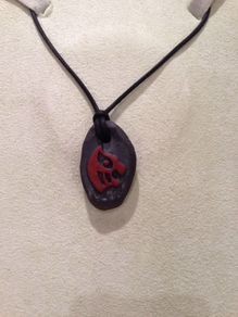 Coyote Totem Energy Stones Necklace.