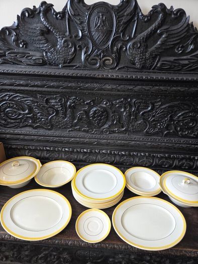 Hand Painted Myott 18 piece dinner set