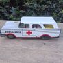 Rare 1960's MTH Japanese Tin plate Friction Ambulance Image 4