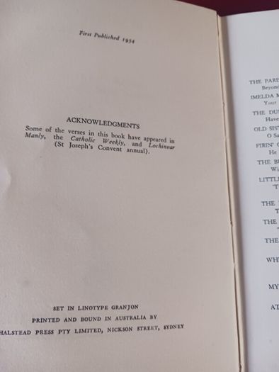 The Parish of St.Mel's & other Verse/ John O' Brien 1954