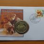 Teddy Bear Centenary first day coin stamp cover | 2002 Image 2