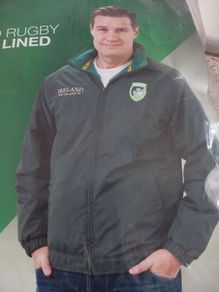 Ireland Rugby Six Nations 2013 fleece lined Jacket