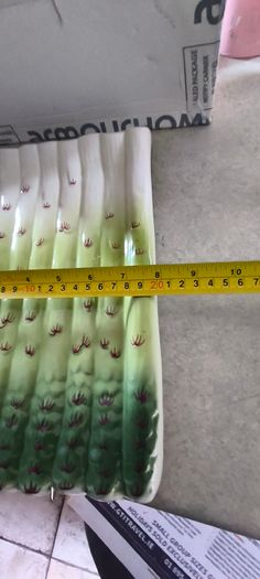 Vintage ceramic asparagus plate, asparagus bowl, hand-painted or as hanging plate