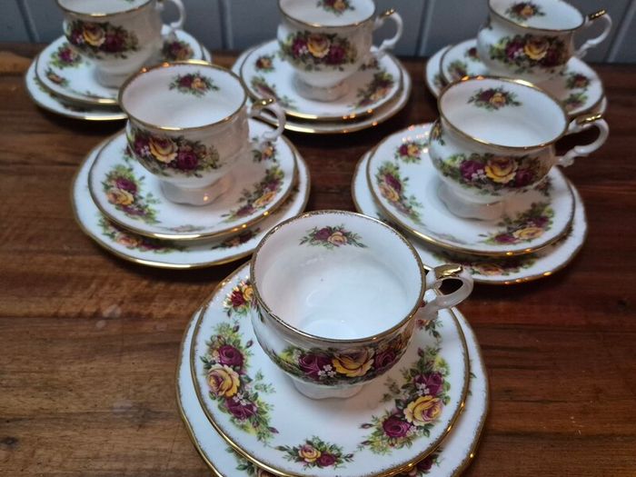 Staffordshire English Garden Tea Set